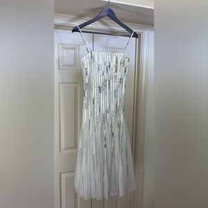 Cache - White and Black Dress